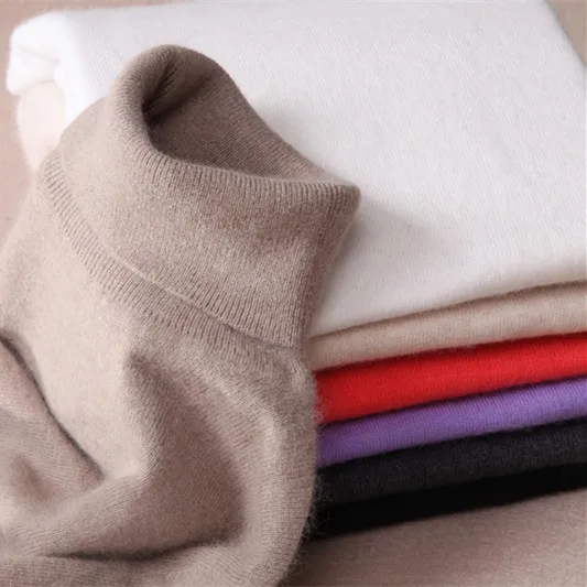 

Turtleneck Cashmere Sweater Women Autumn Winter Warm Womens Sweater and Pullovers pull femme hiver Jumper tops Knitted Sweater