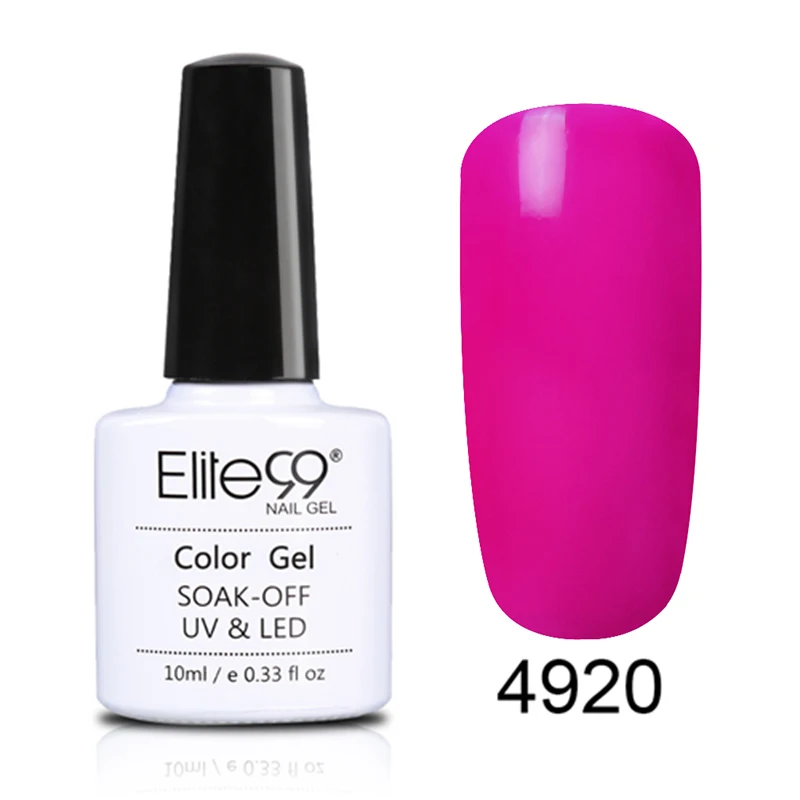 Elite99 10 мл цвет Макарон гель лак замачиваемый УФ-гель для ногтей Полупостоянный DIY Дизайн ногтей маникюр гель лак для ногтей - Цвет: 4920