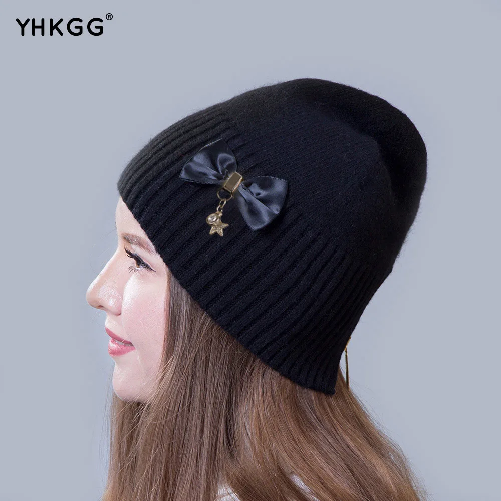 

Free shipping, 2014 Fashion women's hat.Fall and winter Girl's hat Skullies Beanies.Angora wool blend