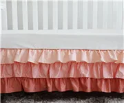 Детская кроватка юбка с рюшами для маленьких девочек, постельные принадлежности для мальчиков, комплекты