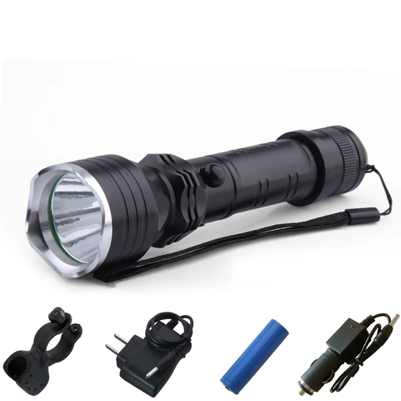 

Wholesale Cree Q5 Portable Led Black Flashlight Tactical Lanterna Camping Mini Searchlight Led Emergency Flashlight Lamp Hw312