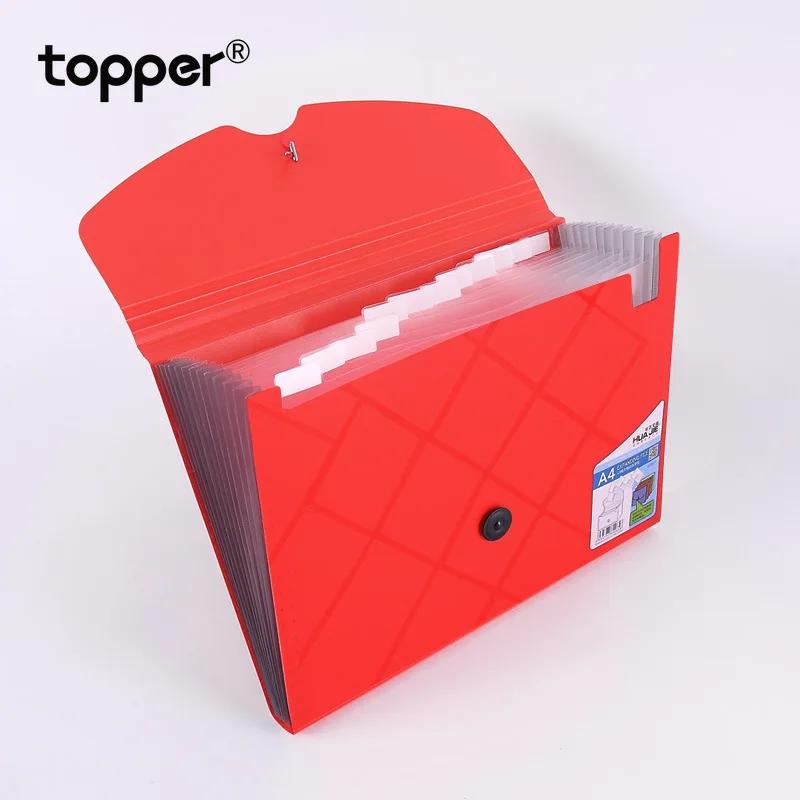 

File folder 13-layer plastic A4 file bag organ bag briefcase student office supplies Expanding Wallet