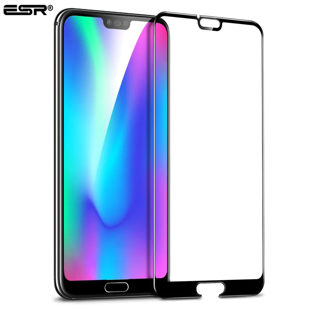 

ESR Screen Protector for Huawei Honor 10 Tempered Glass 3X Stronger 9H 3D Curved Full Coverage Honor 10 Protector Glass