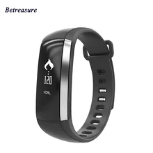 Betreasure Bluetooth M2 смарт-браслет крови кислородом смарт-браслет сердечного ритма Мониторы Фитнес трекер smartband для IOS Android