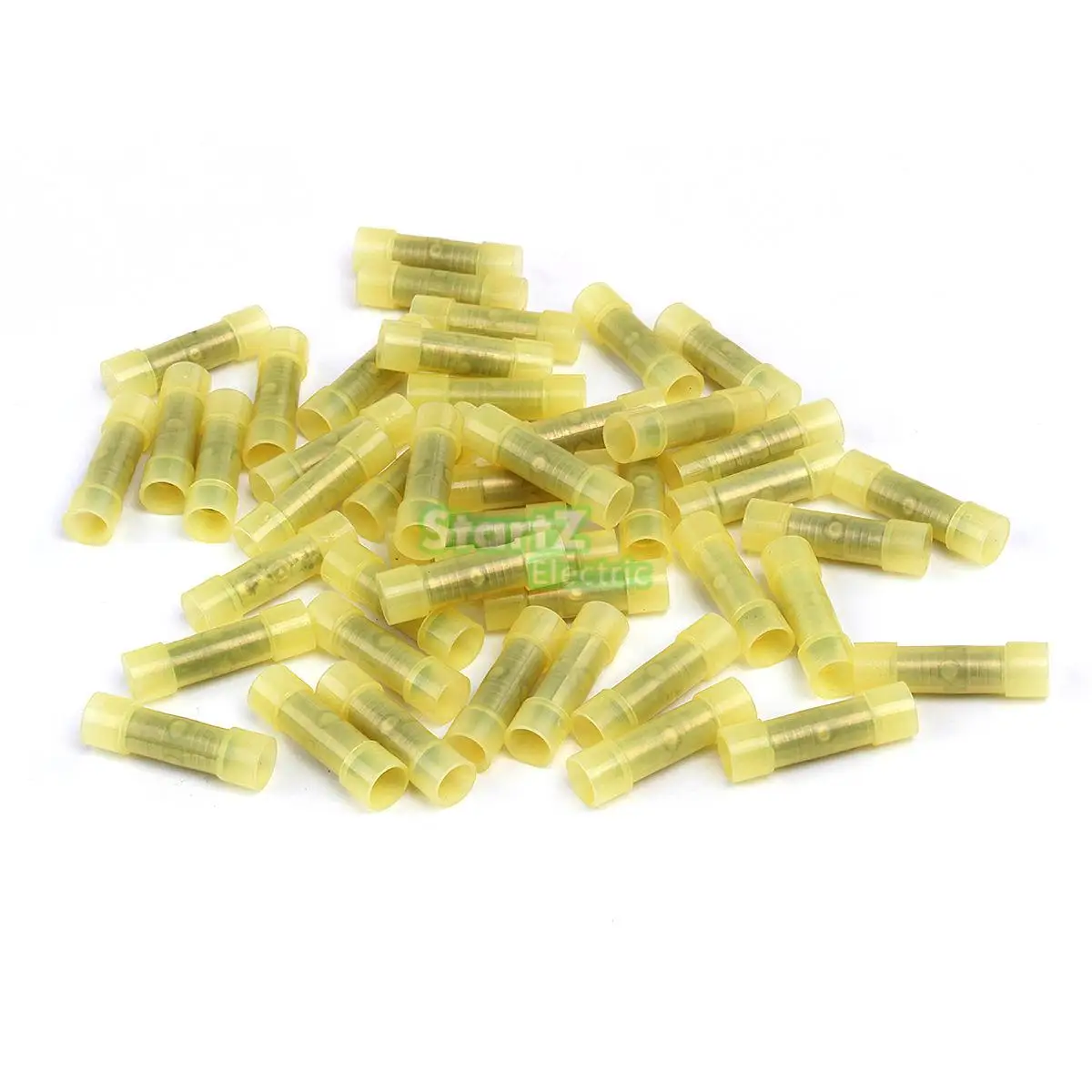 

100Pcs 12-10 AWG Y Nylon Butt connect Insulated wire Crimp Terminal Connector