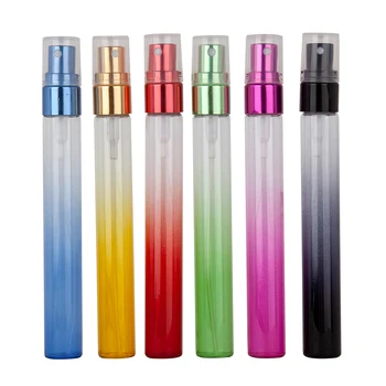 6Pcs 10Ml Mini Sample Promotion Gradient Refillable Glass Spray Travel Perfume Bottle, Glass Perfume Vial 10cc Parfum Bottles 1g 99 9% zirconium metal piece s in glass vial element 40 sample