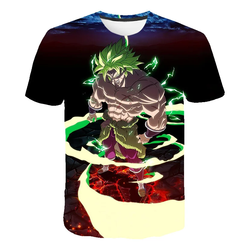 

Streetwear Cool T-Shirt Men Summer Dragon Ball Series Fashion T-Shirt 2019 New Casual Short Sleeve Anime Hot Blood Series Tops