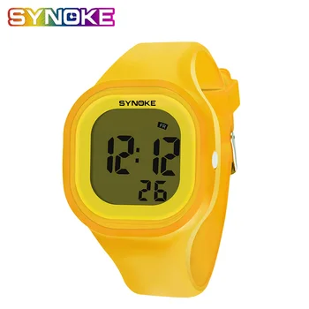 

SYNOKE Kids Watches Children Digital LED Fashion Sport Watch Cute Boys Girls Wrist Watch Waterproof Gift Alarm Male Clock Men