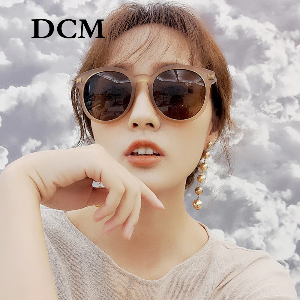 Очки солнцезащитные DCM женские круглые брендовые дизайнерские солнечные очки в