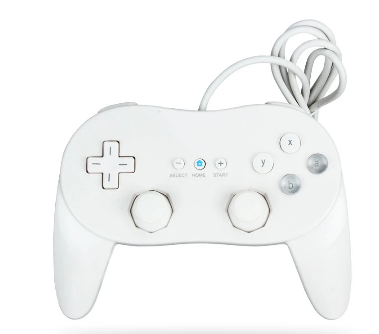 High Quality Black/White Classic Dual Analog Wired Pro Game Controller