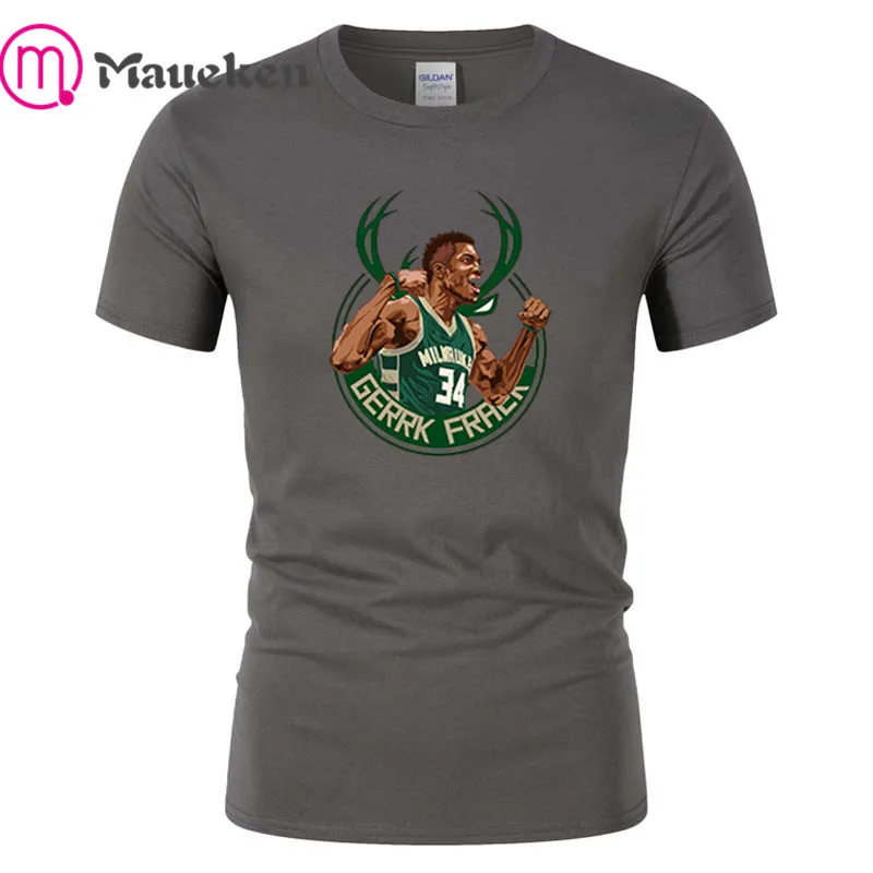 Футболка Giannis Antetokounmpo хлопковая футболка с короткими рукавами подарок 0324 8