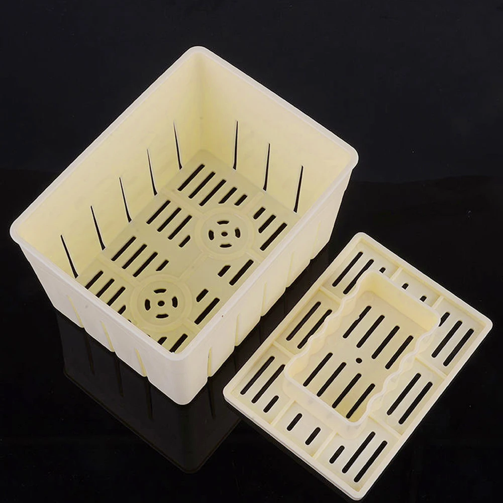 500g Capacity Food grade plastic Tofu Maker Press Mold Kit Soy Pressing Mould 14*11 *9.5cm cooking tool | Дом и сад