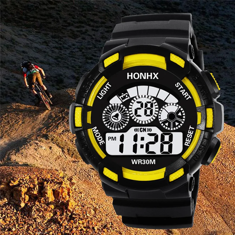 Men Sports Watches Digital Time Date Waterproof Children Boys Digital LED Sports Watch Kids Alarm Date Watch Gift Clock 3M29#N (16)