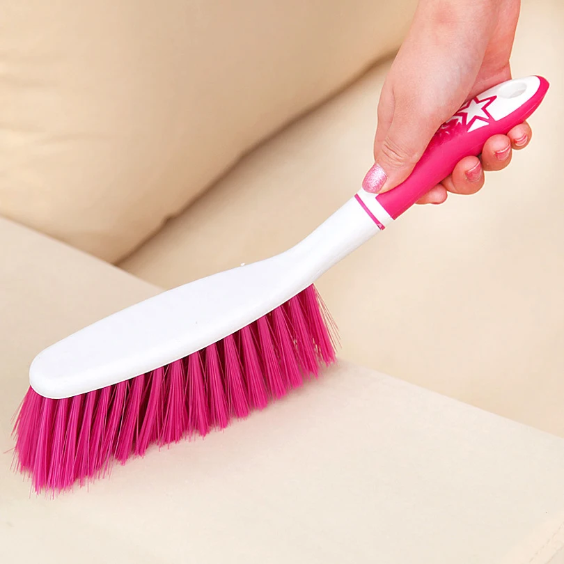 Household Thicker Brush Nonslip Rubber Handles Bed Brush Cleaning