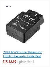 Универсальное издание KW901 ODB2 автомобильный диагностический адаптер для чтения кода ELM327 bluetooth поддержка ISO Apple и Android двойная система