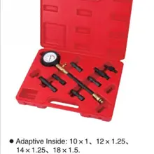 Высокого качества бензиновый двигатель сжатия тестер набор ремонт автомобилей Инструменты NO. B100126