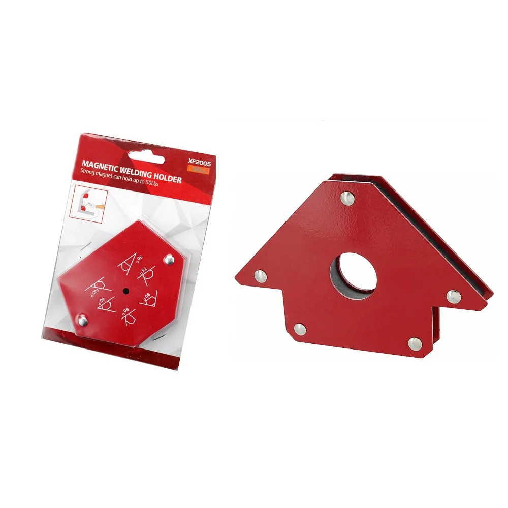 

HS Tools 50LB Weld Holder Multiple Angles Heavy Duty Magnetic Welding Jigs Positioner Magnet Square Soldering Clamp