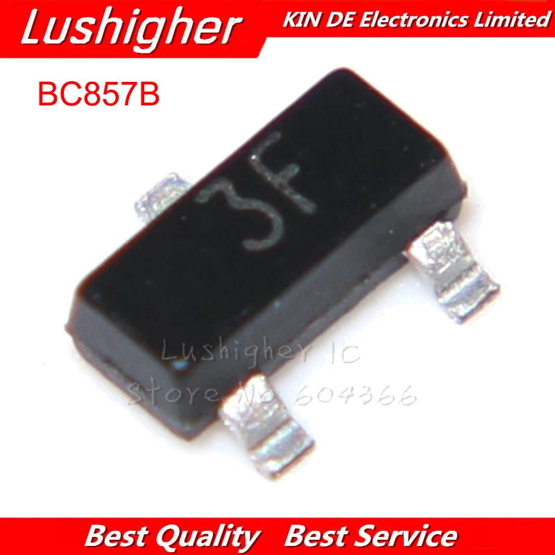 

100PCS BC857B marking: 3F BC857 SOT23 SOT SMD SOT-23 transistor New original