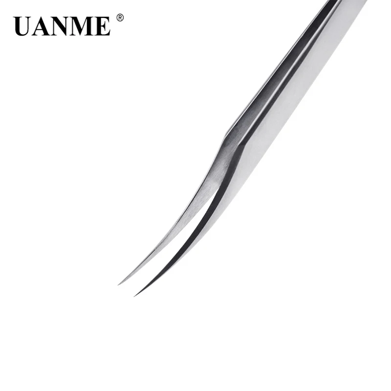 UANME SA-16 125mm Curved Electronic Tweezers Set Anti-magnetic Tweezer For Mobile Phone Repair Tools Kit