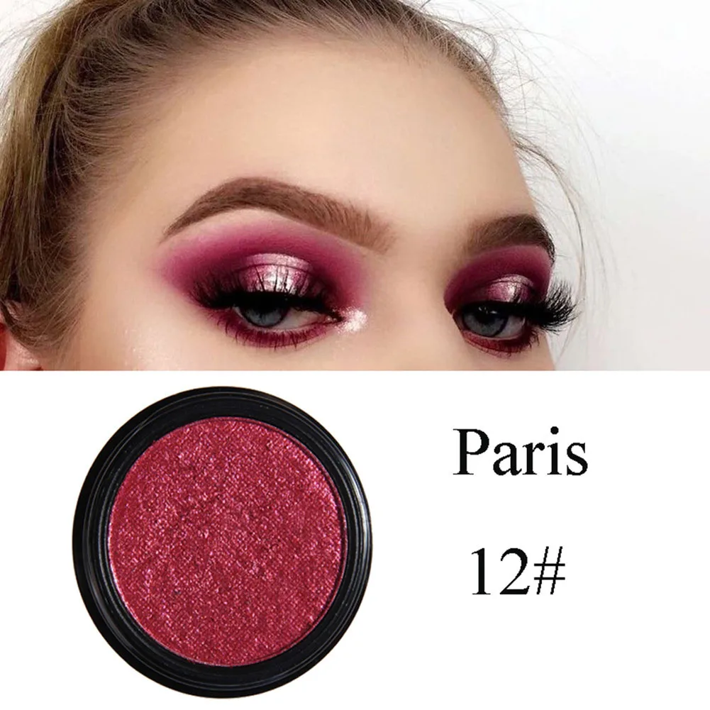 

High Quality Single Color Glitter Eyeshadow Palette Makeup Shimmer Eye Shadow Powder Cosmetics