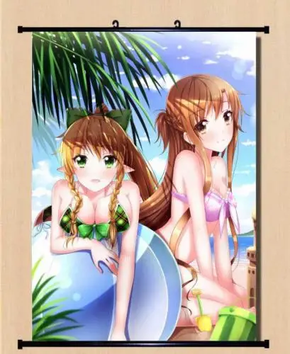 Anime Sword Art Online SAO Asuna Yuuki Home Decor Poster Wall Scroll 60x80 DJ05 | Дом и сад