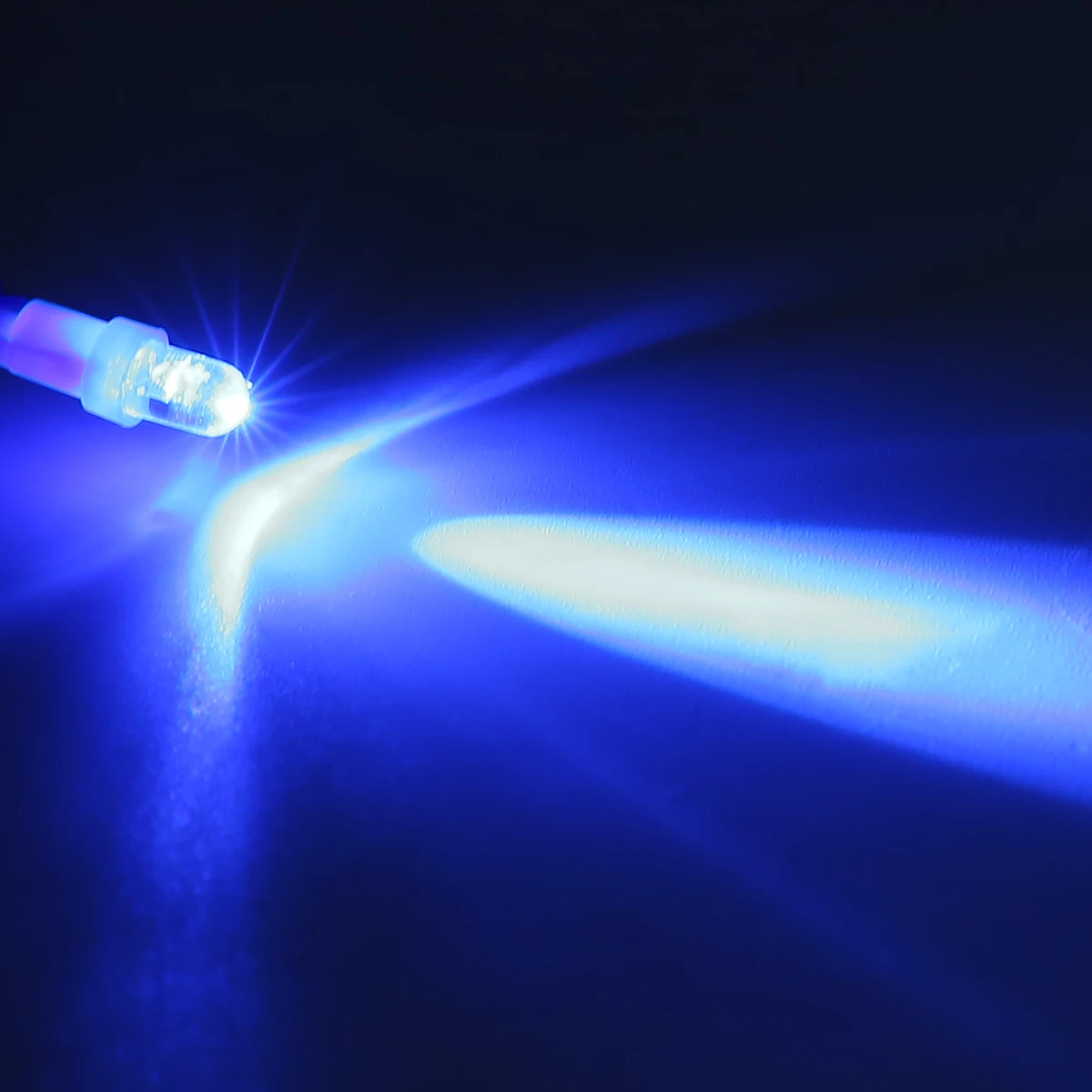 Mayitr 10Pcs Car T5 LED Light Blue T5 F3 1LED Car Wedge Dashboard Dash Gauge Light Lamp Bulb DC 12V