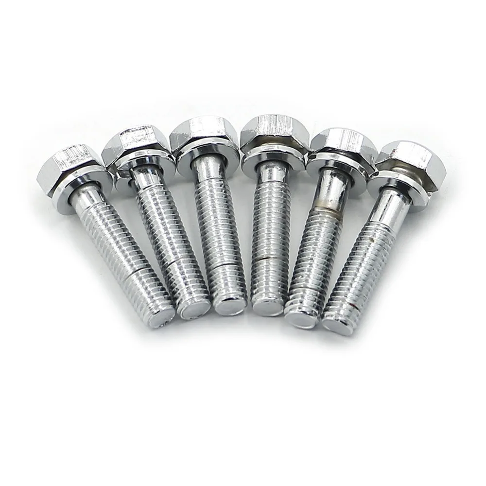 Stainless Steel Exhaust Bolts for Suzuki GT750, GT550, GT380, and GT250