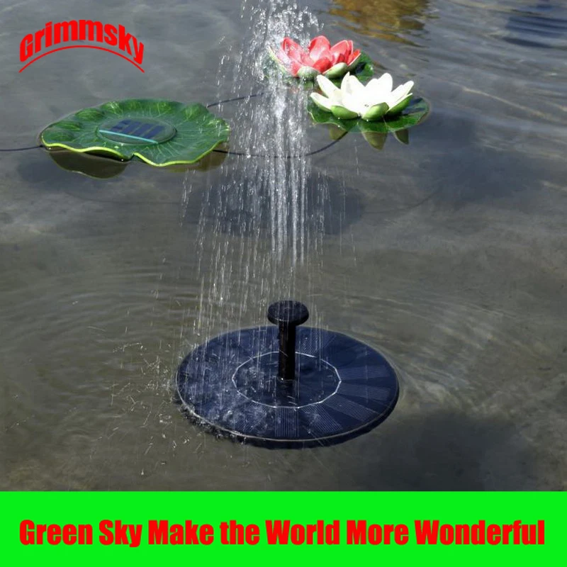 

Max. 180L/H Floating Pool Pond Outdoor Solar Panel Home Garden Decoration Solar Water Fountain