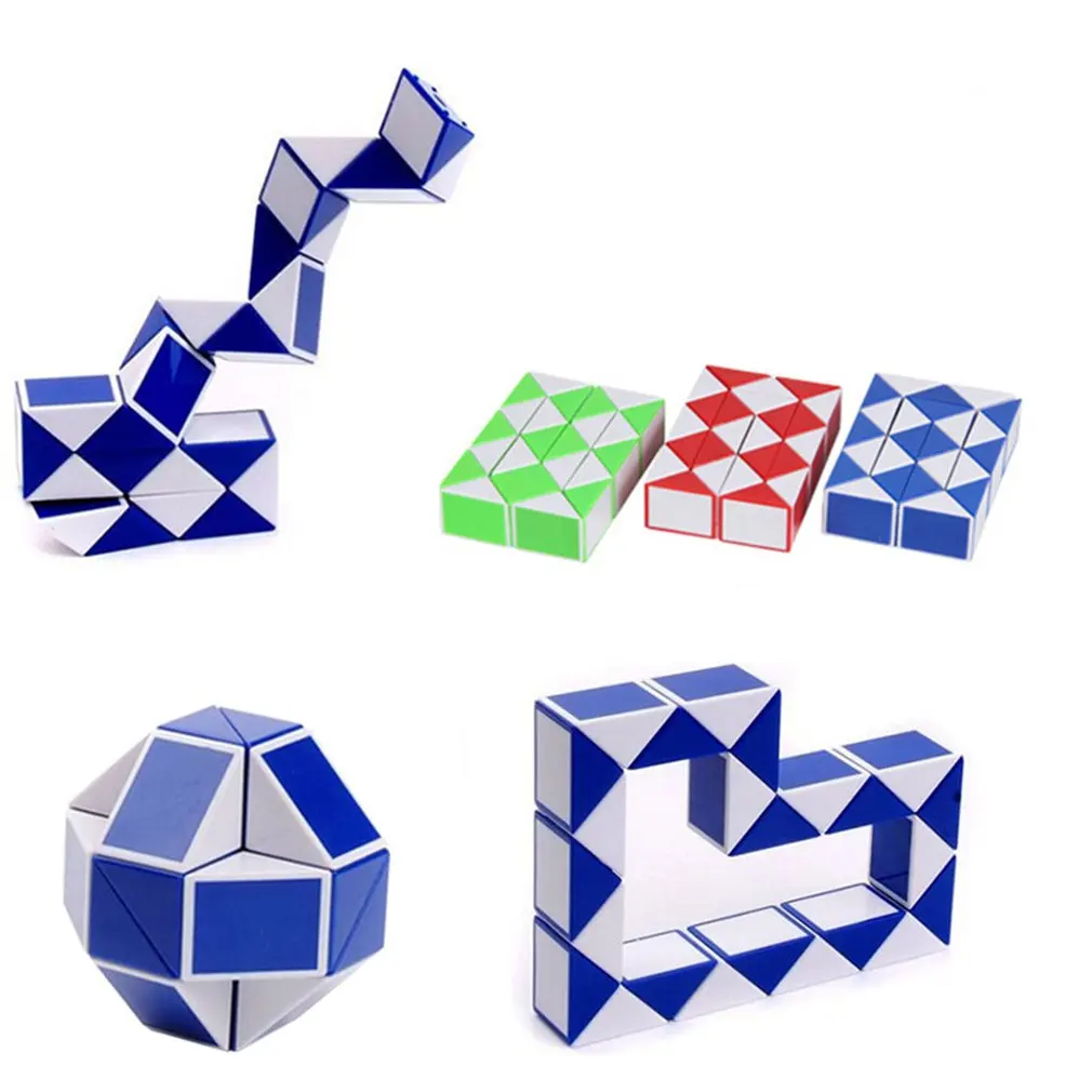 24 клинья Волшебная линейка мини волшебная Твист Головоломка Куб игра игрушка развивающий куб игрушка подарок для детей взрослый трансформируемый подарок головоломка