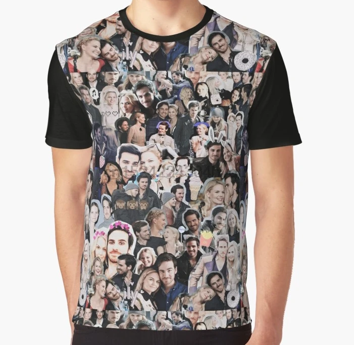 

All Over Print 3D Women T Shirt Men Funny tshirt Colin & Jen Collage {Once Upon A Time} Graphic T-Shirt