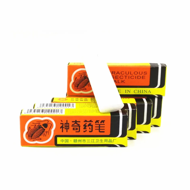 

15Pcs/ Pest Control Anti Cockroach Killing Bait Box Miraculous Insecticide Chalk Pest Cockroach Roaches Magic Pen Odorless M001