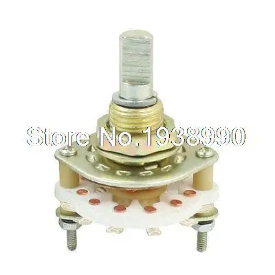 

1P11T 1 Pole 11-Way One Deck 12 Pins Band Channael Rotary Switch