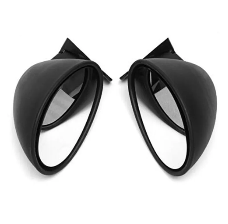 

2pcs Universal L+R Classic Car Door Side View Mirror & Gaskets Vintage Black fit for Renault Megane 2 3 1 ii iii not original