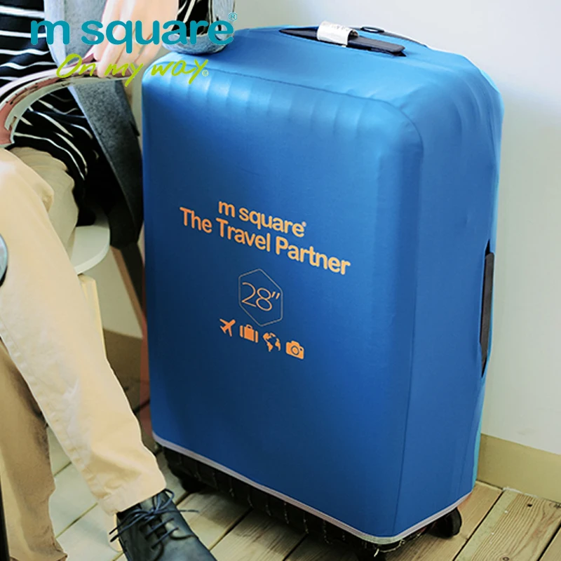 

M Square Travel Luggage Cover Protective Suitcase Cover Protector Trolley Case Spandex Suitcase Protective Cover