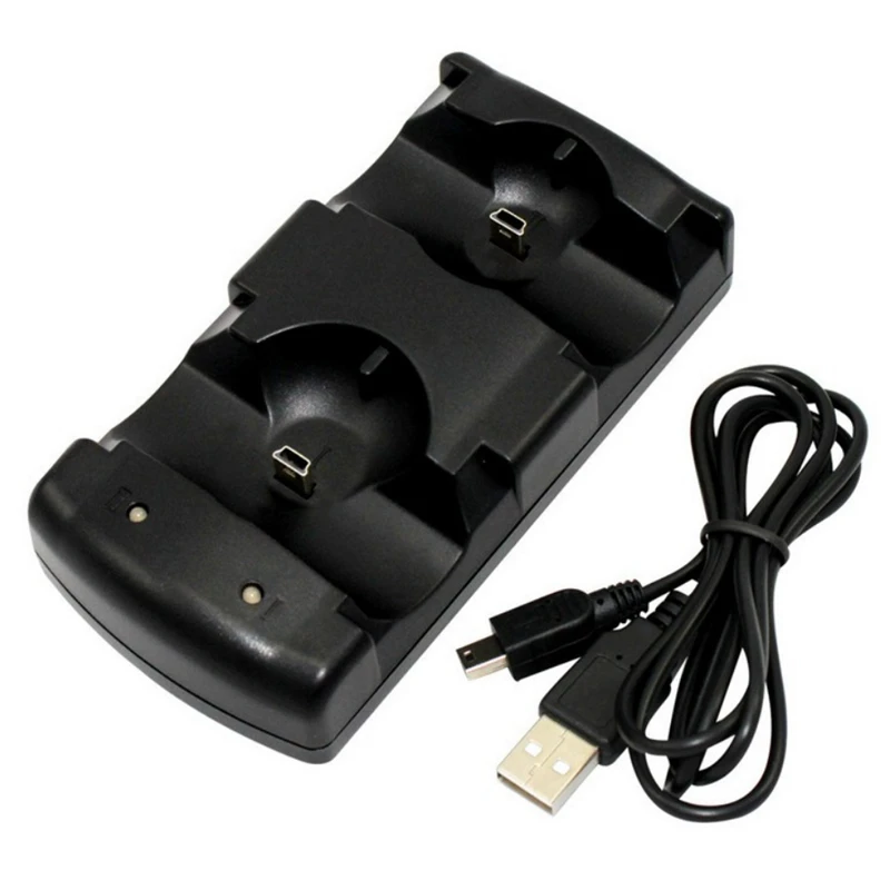 

Compatible PS3 Controller & Move Dual Charger USB Dual Charging Powered Dock Gamepad Charger Dock Station Mount power supply