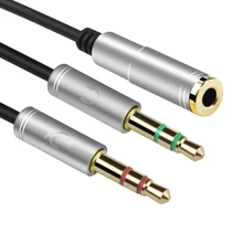 3 5mm Stereo Audio Y Splitter 1 Jack Female to 2 Male Headphone Adapter Cable