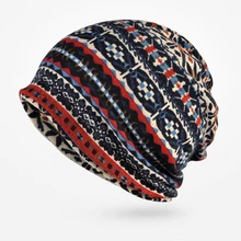 Воротник шляпы двойной обувь для мужчин и женщин общие эластичный хлопок шерсть теплые комплекты 0249