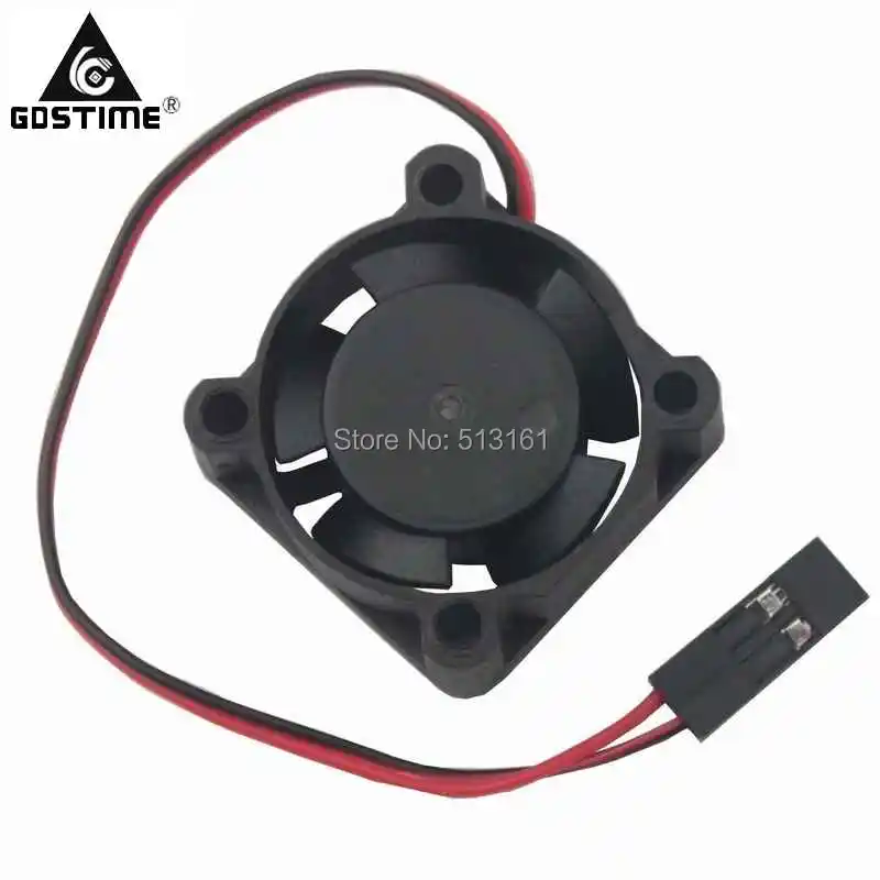 

Gdstime DC 5V Dupont 2Pin 25mm 25x25x10MM Micro Brushless Cooling Fan Heatsink Cooler Radiator