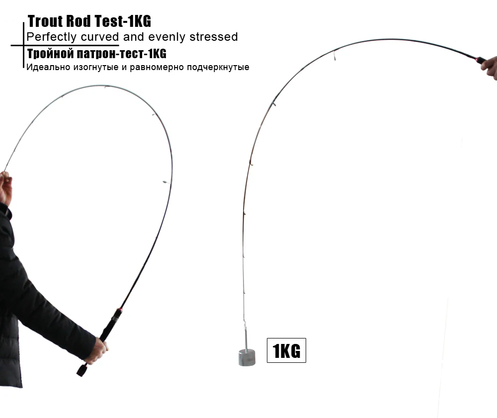 Fuji набор удочек 1,8 м, удочка для ловли форели, литье удилища, комбинированное быстрое действие с катушкой для приманки, 6,3: 1 17+ 1 подшипники+ 1 сумка