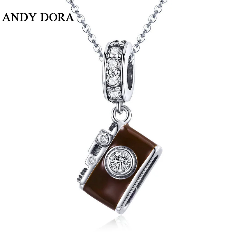 

2019 Travel Luggage Necklace Pendant Charms Bracelets for Woman Journey Gifts Real S925 Sterling Silver Beads for Jewelry Making