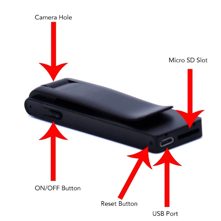 

Full HD 1080P rotatable camera mini video recorder with motion detection and Loop recording video function
