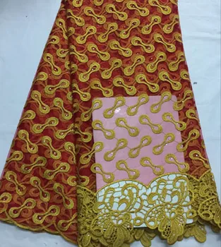 

New style French net lace fabric,African pure tulle mesh lace fabric high quality for party dress 5yards/lot Nigerian NXL302(4)