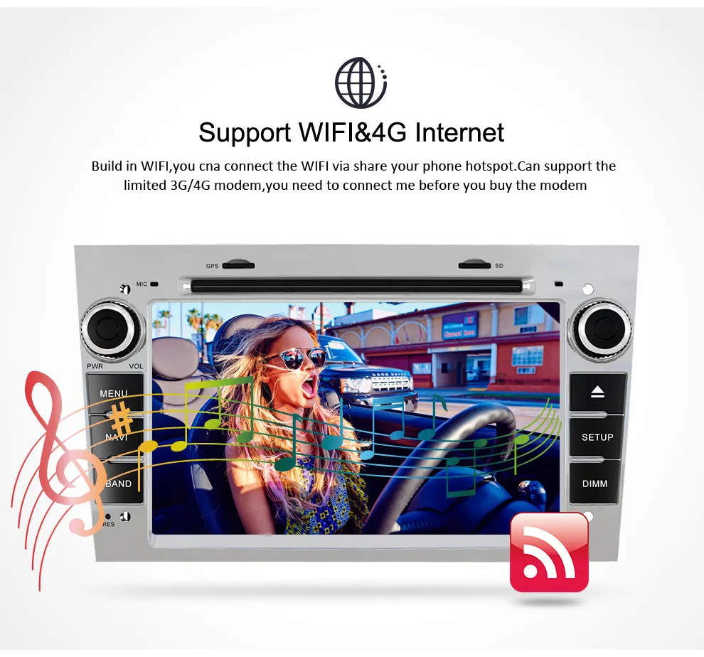 Discount 7" Android 9.0 Car Radio GPS Player For Opel Astra H Zafira Vectra Vivaro Tigra Corsa C Carro DVD FM Video Navigation Multimedia 5