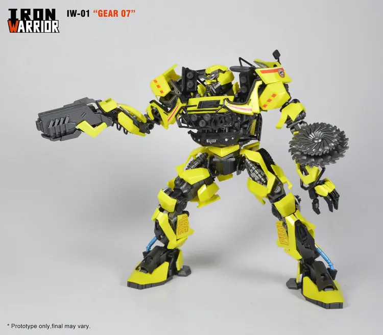 

2018 IN Stock 18 CM Iron Warrior IW-01 Gear 07 DMK Ambulance Transformation Action Figure