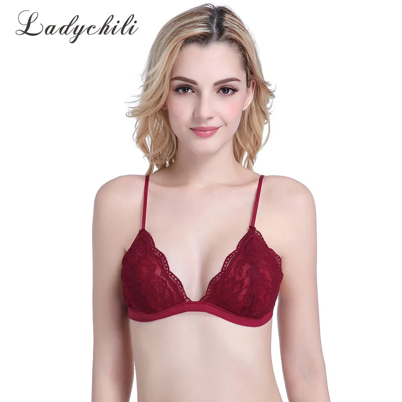 Ladychili Women Intimates Bras SML Wire Free Bra French Style Ultra