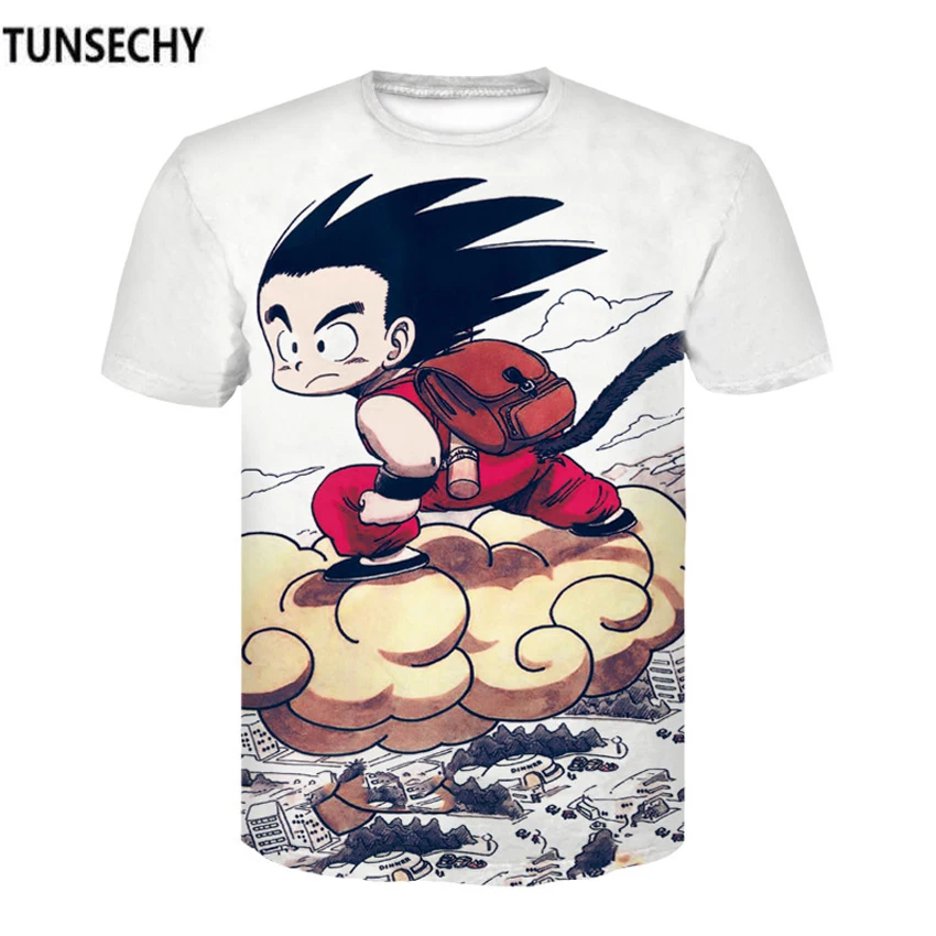 Футболка Dragon Ball DBZ Bulma Super Saiyan vegeta 3D для мужчин и женщин аниме детей Goku Goten Gohan Harajuku