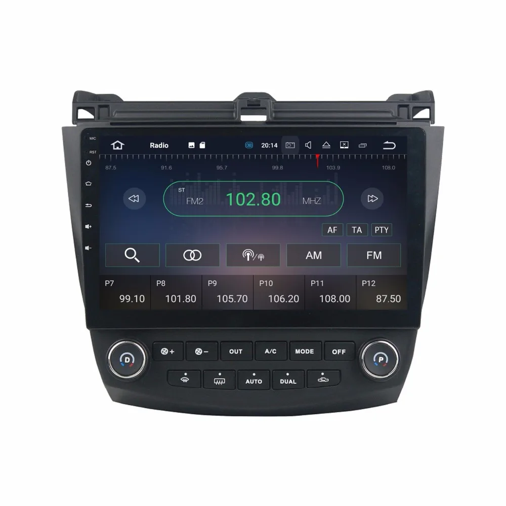 Clearance 10.1" Octa Core Android 9.0 8 core 64G ROM 4Gb RAM Car DVD Player for Honda ACCORD 7 2003-2007 GPS Radio stereo auto navigation 5