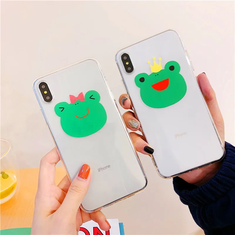 Чехол для телефона влюбленных чехол iPhone 6 6s 7 8 Plus X XR XS Max прозрачный мягкий из ТПУ с
