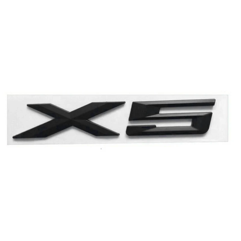 

Decor For BMW E70 ‎E53 ‎F15 X5 Letter Rear Trunk Emblem Badge Decal Sticker Use