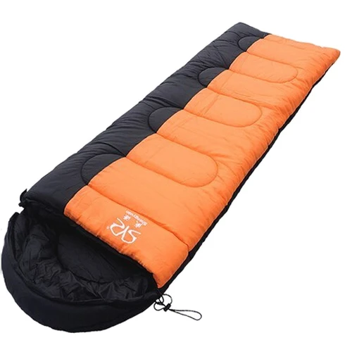 WEST BIKING спальный мешок полый хлопок 1300G 5-15 градусов Цельсия Открытый Кемпинг может быть наращенный спальный мешок для кемпинга взрослый спальный мешок - Цвет: Orange